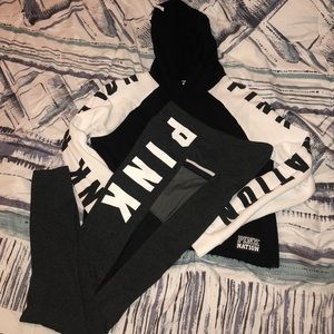 Victoria’s Secret 2 piece pink set.